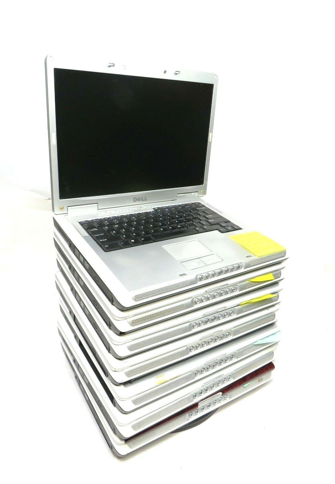 Lot of 7 Dell Laptops (4) E1505 (1) 6400 (2) 6000 No Working Boot to BIOS