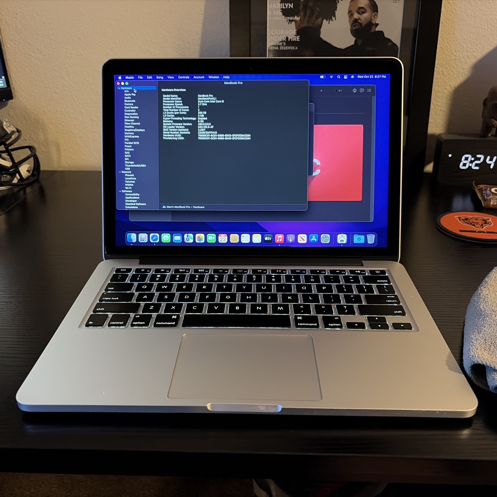 Apple MacBook Pro Retina 13 Silver 2015 2.7GHz I5 8GB