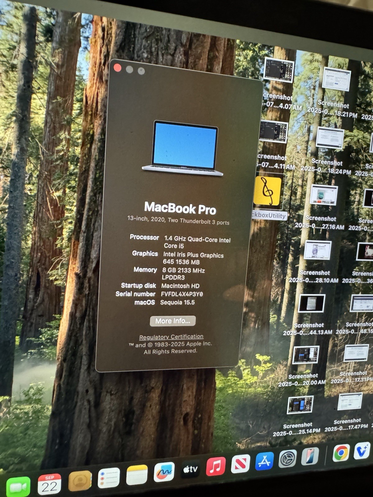 Apple MacBook Pro 13” (2020) – Intel Core i5, 8GB RAM, 256GB SSD – Space Gray