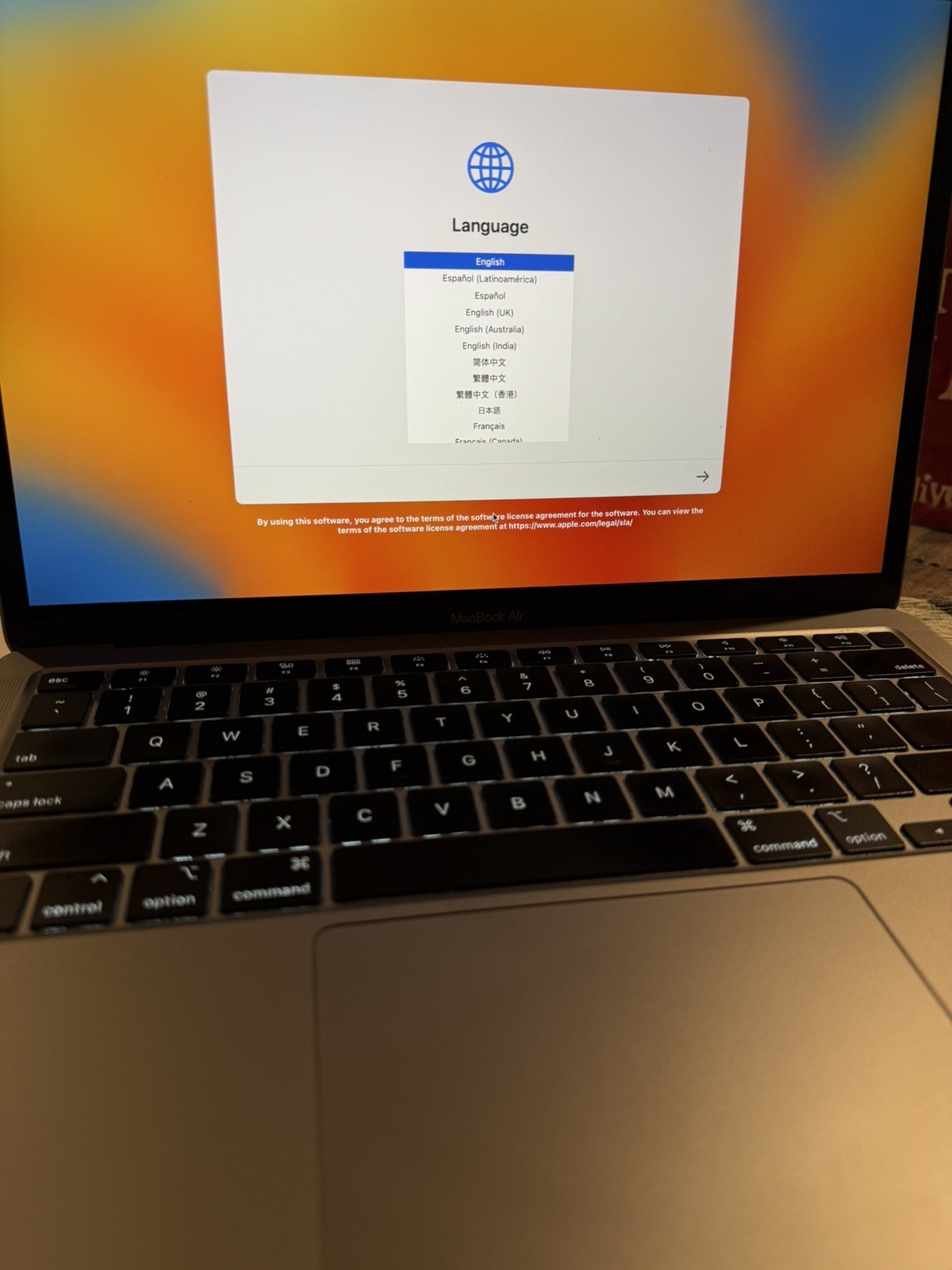 Apple MacBook Air 13 2020 Space Gray Intel Core I5 1.1GHz, 8GB RAM, 512GB SSD