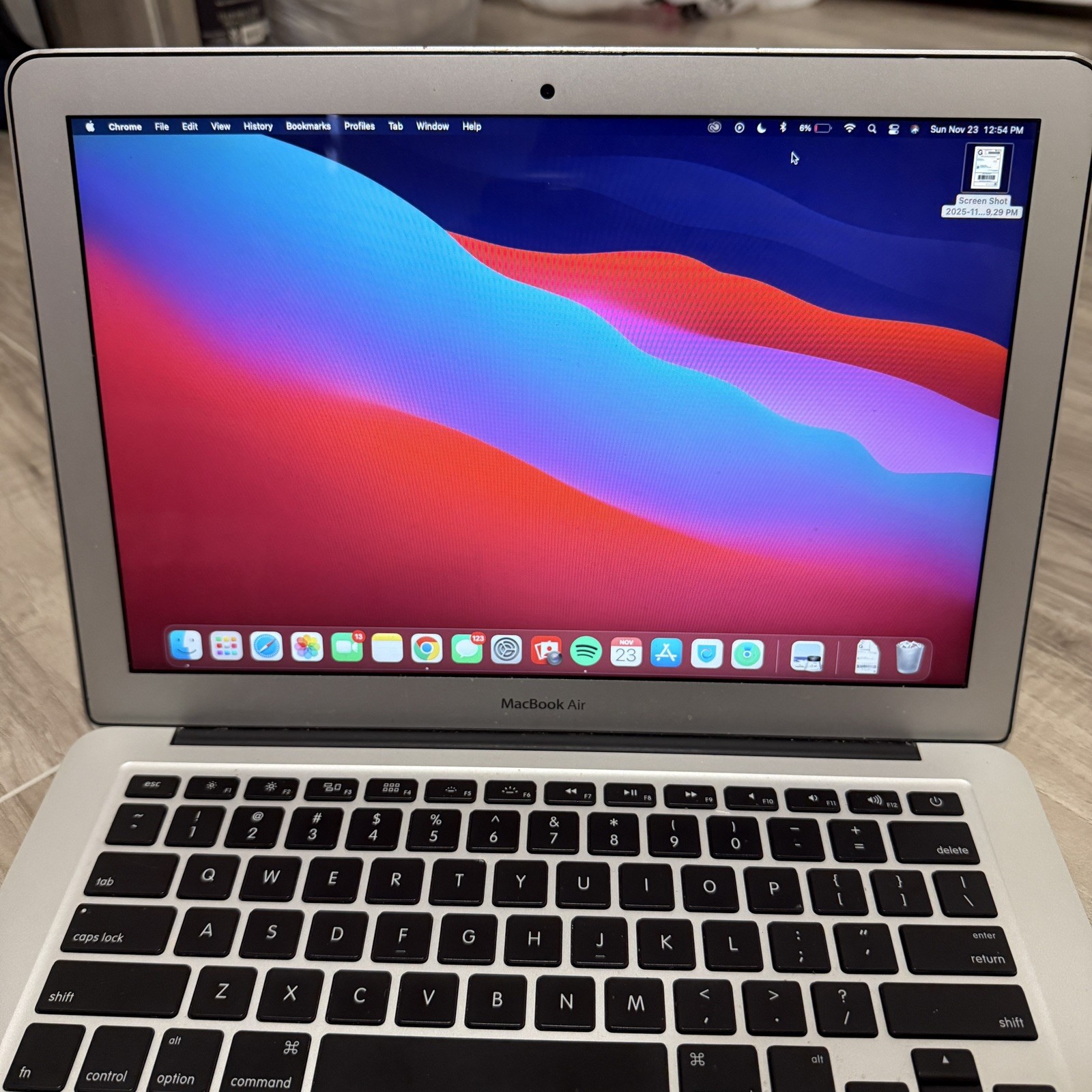 Apple MacBook Air 13″ 2014 Core i5 1.4ghz 8GB ram 128GB SSD OS Monterey OS 12