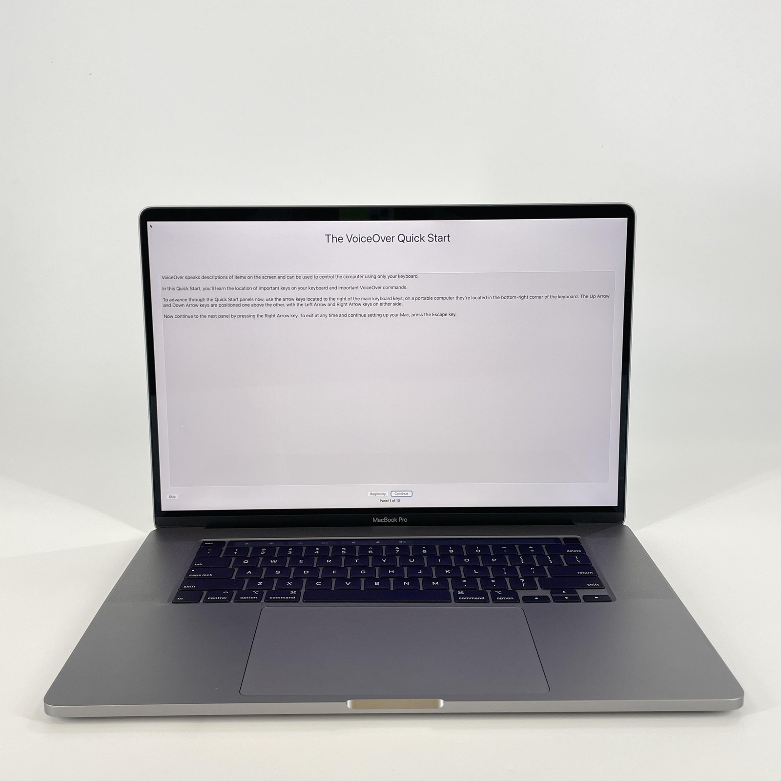 MacBook Pro 16 Touch Bar Gray 2019 2.6GHz i7 16GB 512GB SSD Pro 5300M – Dent
