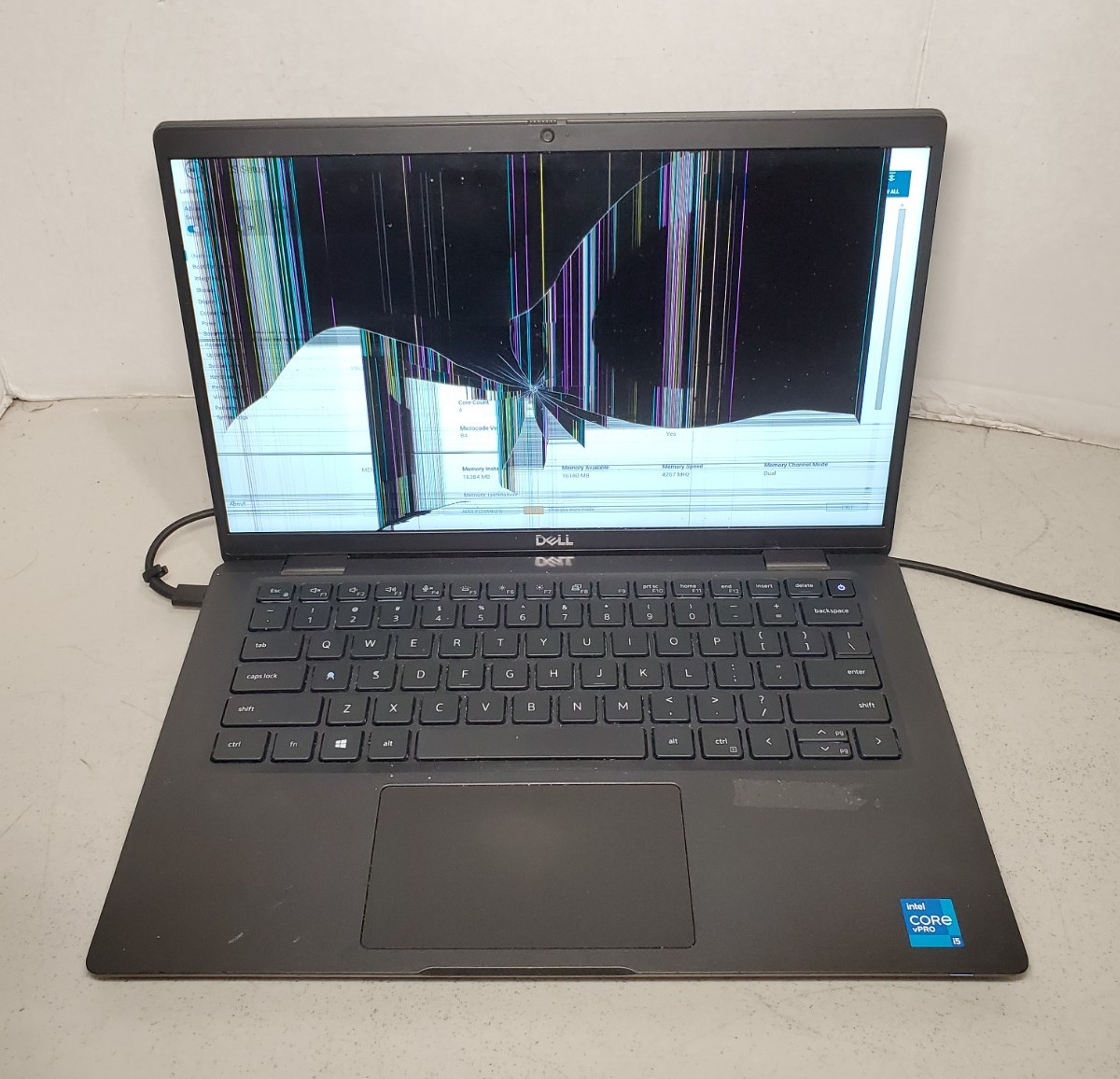 Dell Latitude 7420 14″ i5-1145G7 2.60GHz 16GB RAM NO SSD/OS! CRACKED LCD! #69