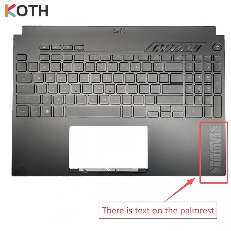 New 16″ For ASUS TUF Gaming A16 FA617 FA617NS FA617XS FX617 Palmrest W/ Backlit