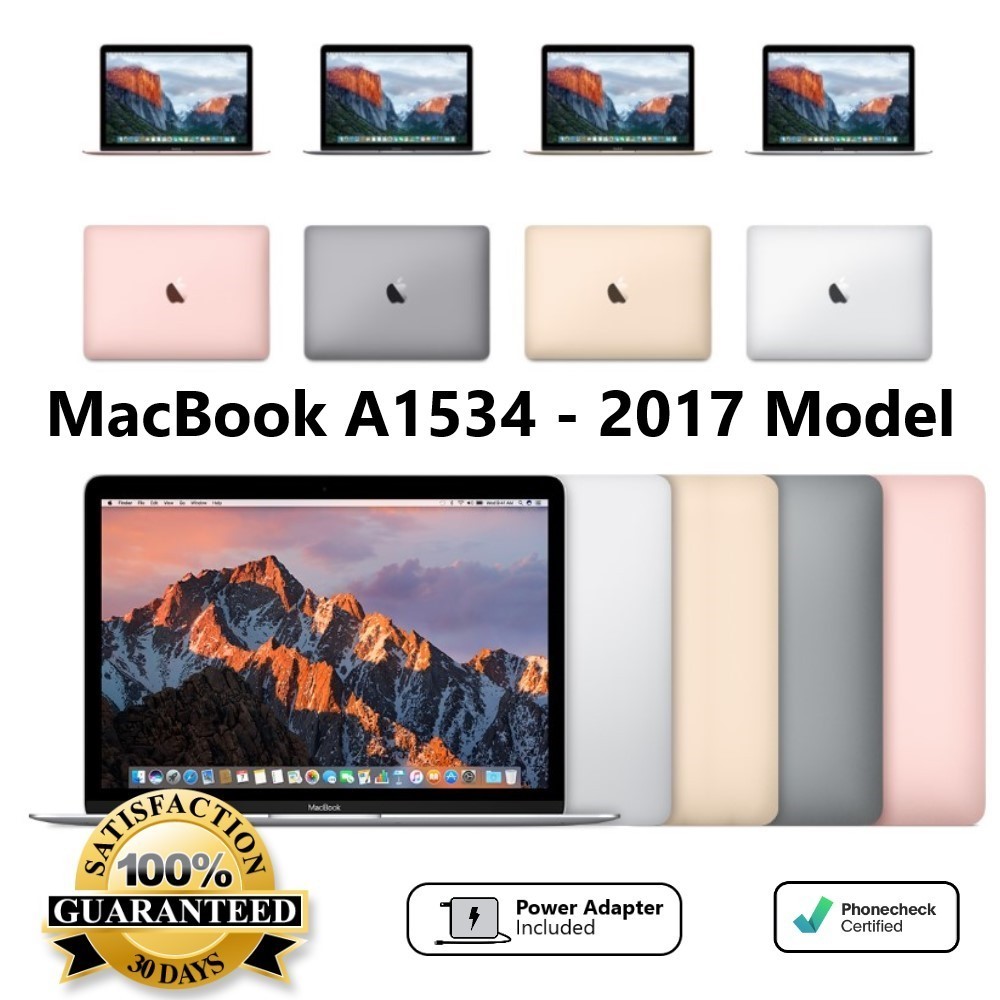 Apple MacBook 12″ Core M3 | I5 | I7 – 8GB | 16GB RAM – 256GB | 512GB SSD – Poor