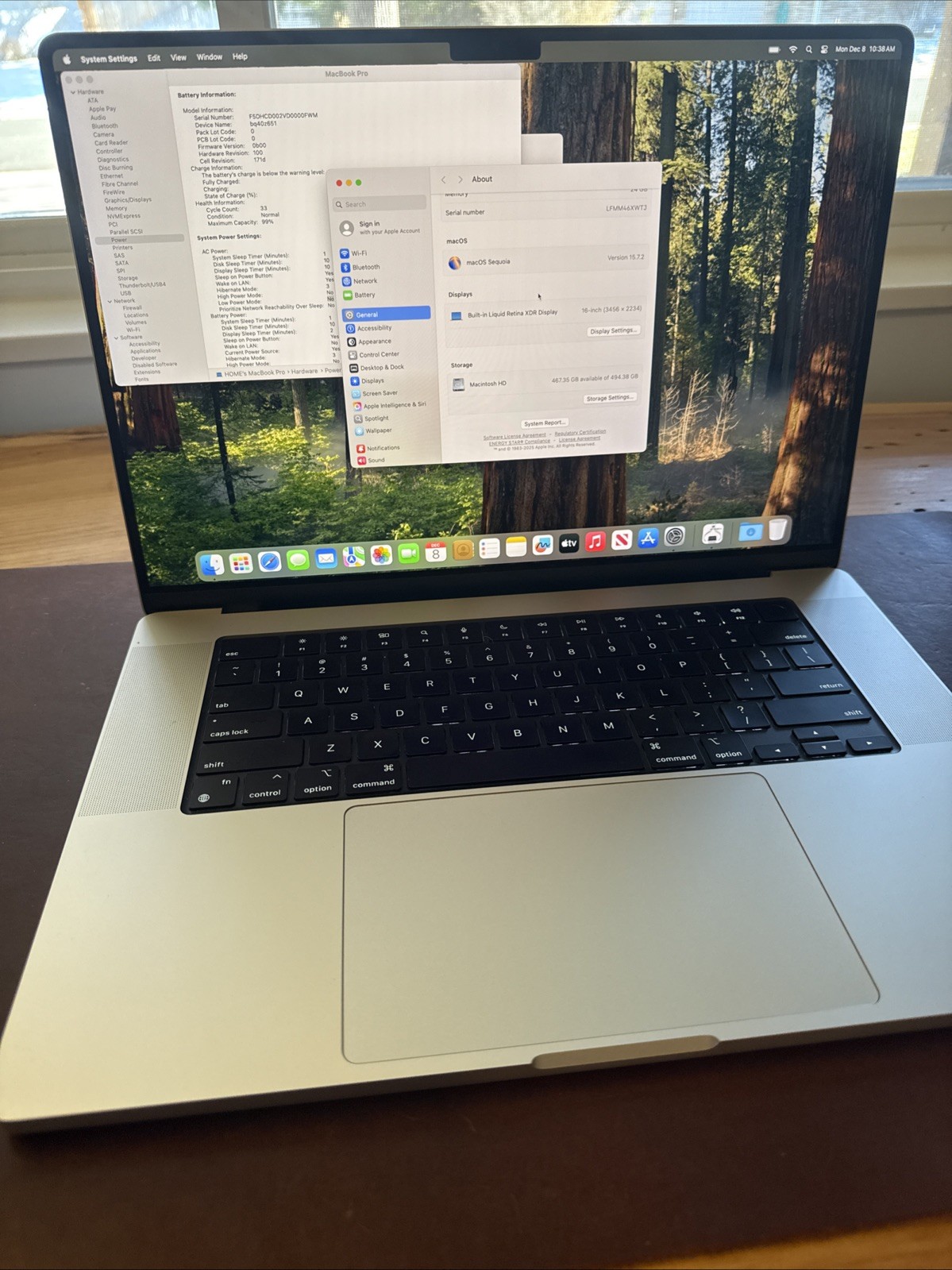 Apple MacBook Pro 16in M4 Pro – 24GB RAM – 512GB SSD – Silver – AppleCare