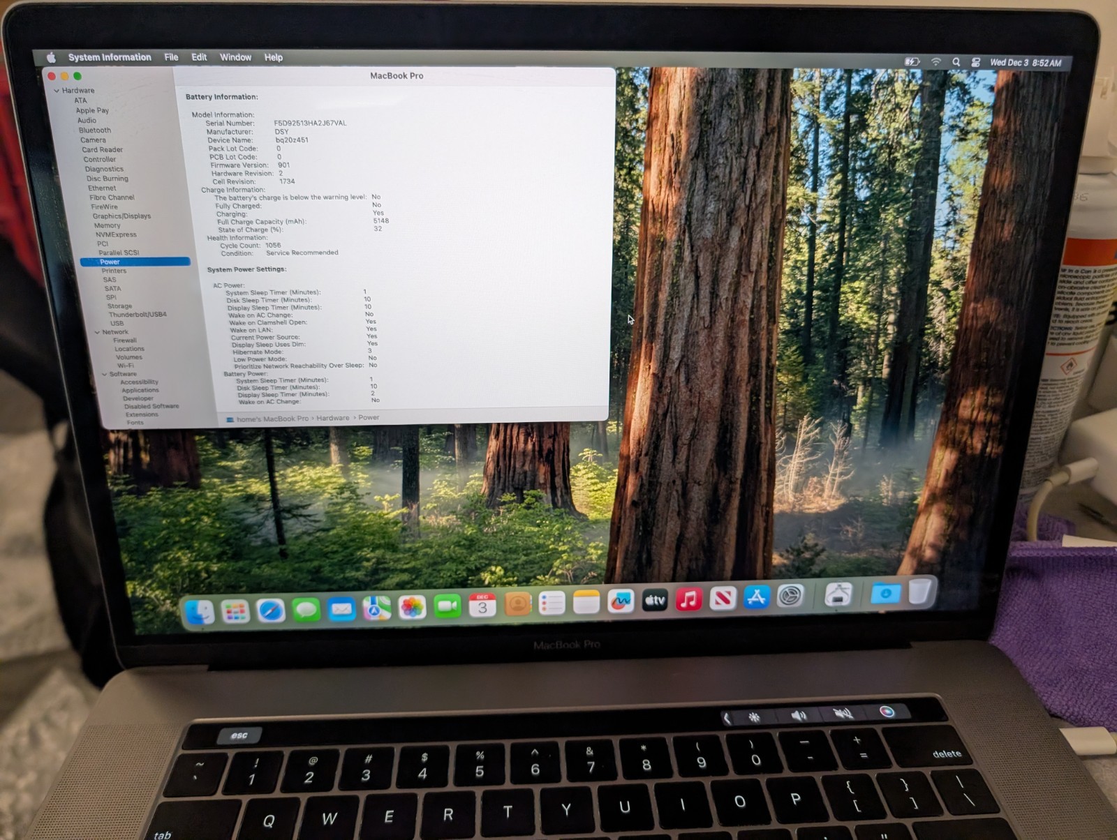 MacBook Pro 15″ 500GB SSD, Inteli7 16GB See Description For Additional Info