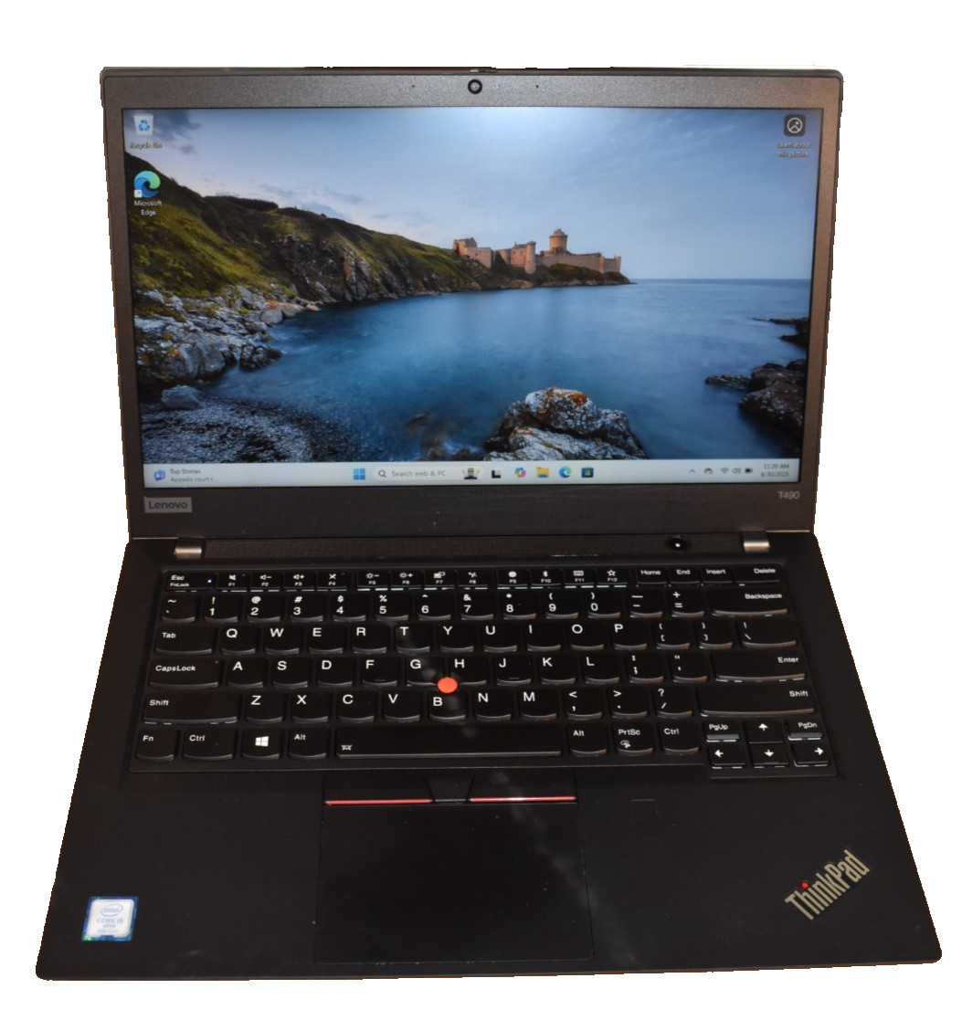 Lenovo Thinkpad T490 Quad Core i5-8365U 16GB RAM 512GB SSD Windows 11 Pro