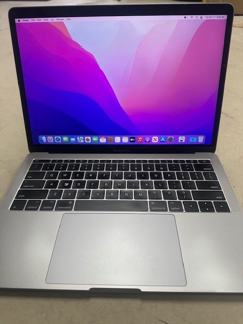 2017 Apple MacBook Pro 13”- Core i5 2.5GHZ – Choose Specs – Service Battery