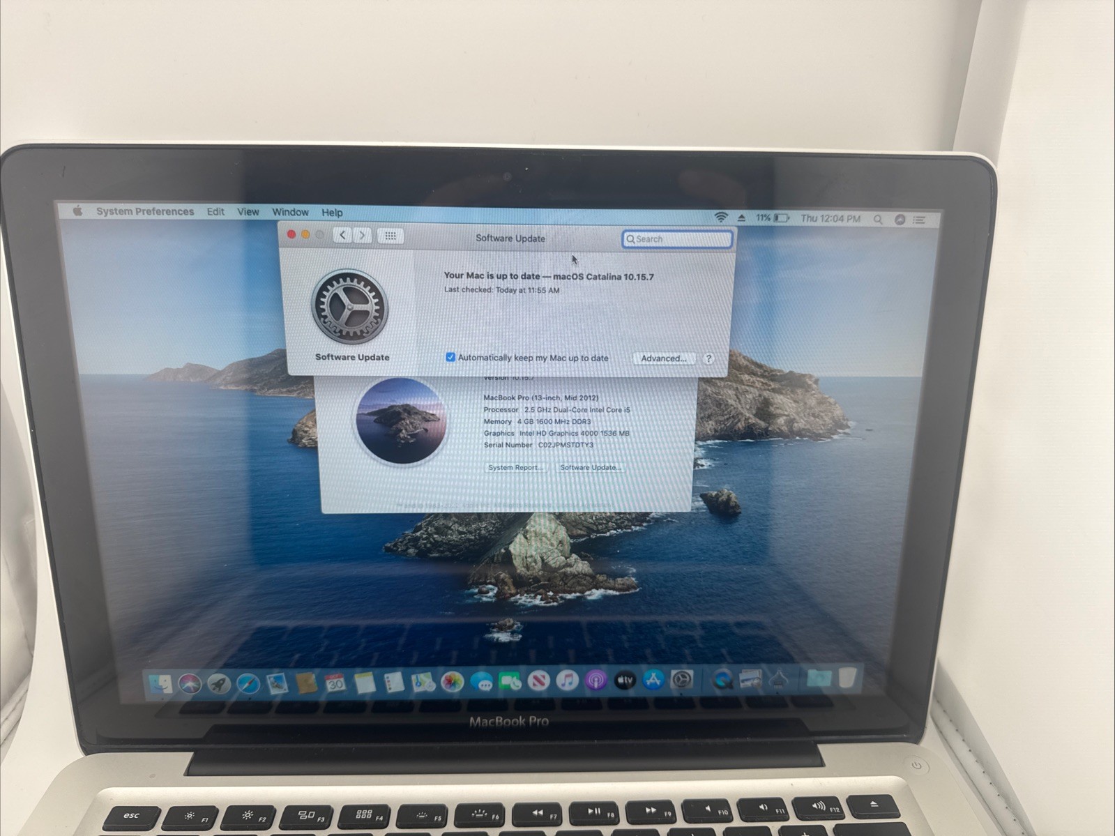 Apple MacBook Pro 13.3″ (500GB HDD, Intel Core i5 3rd Gen., 2.50 GHz, 10GB)…