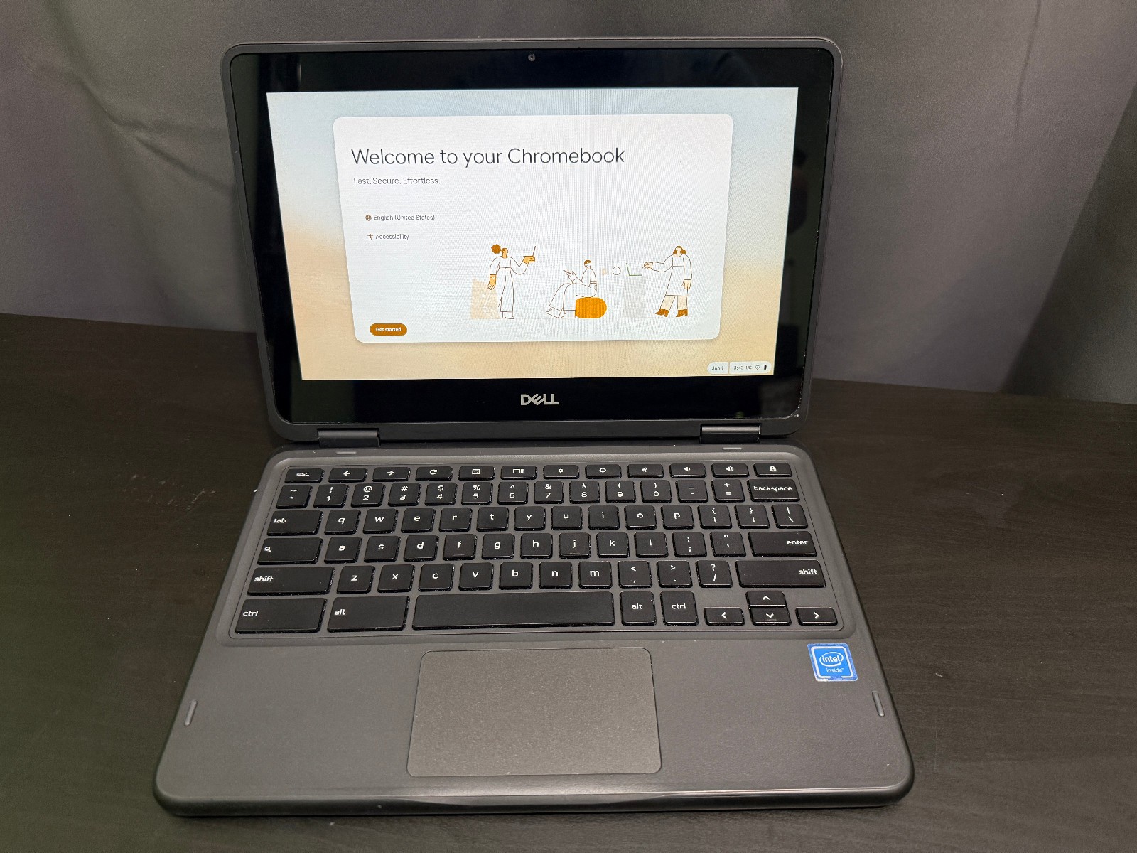 Dell Chromebook 3100 2-in-1 (11.6″ Touchscreen, Intel Celeron, 4GB RAM, 32GB)