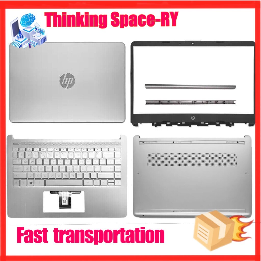 HP Pavilion 14-DQ FQ 14S-DR 14S-FR TPN-Q221 LCD Back Cover/Bezel/Palmrest/Bottom