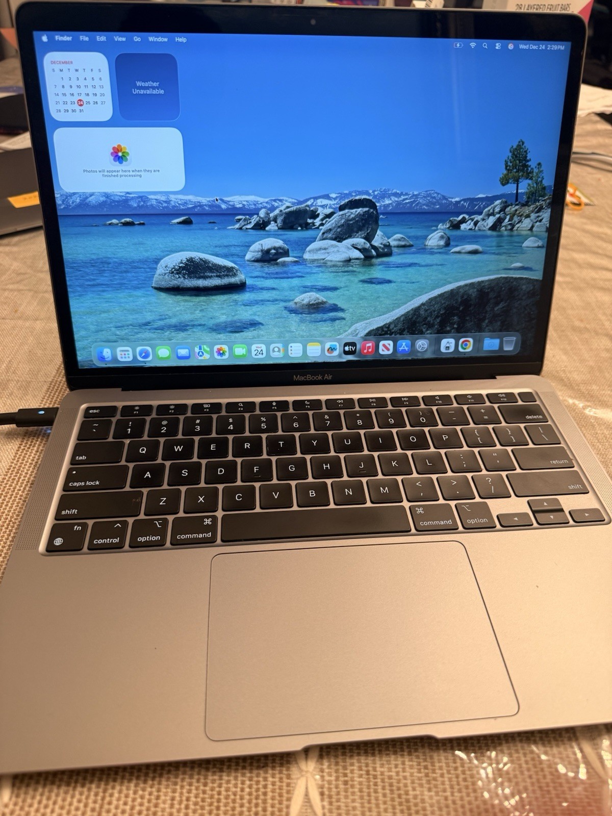 Apple MacBook Air M1 3.2GHz 2020 13″ A2337  8GB LPDDR4 256GB SSD Space Gray
