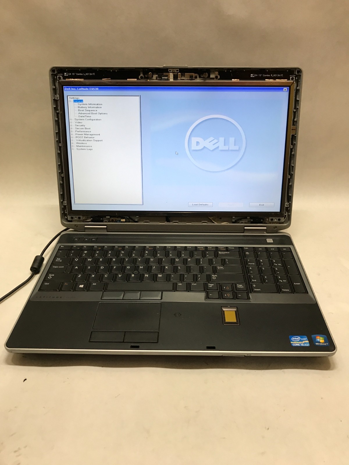 Dell Latitude E6530 15″ Intel Core i5 4GB RAM NO HDD/OS Missing Components! – DW