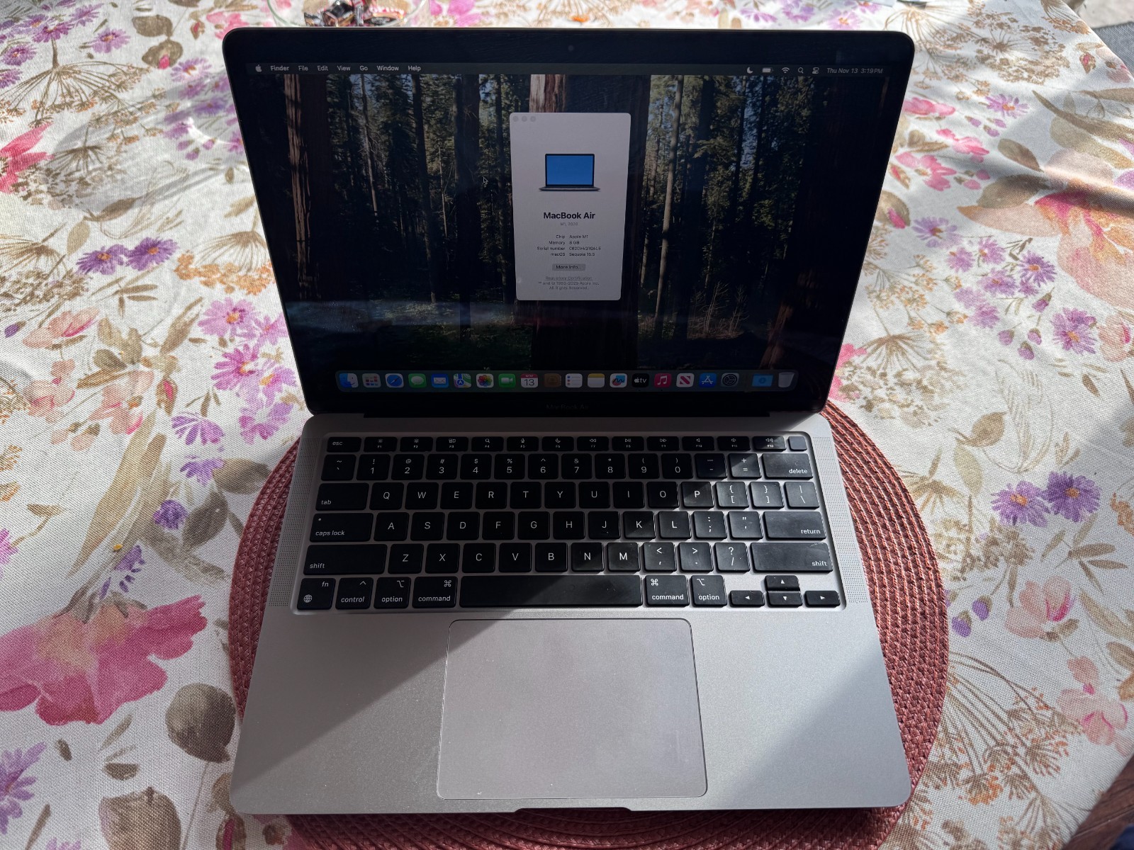 Apple MacBook Air 13″ (512GB SSD, Apple M1, 3.2 GHz, 16GB) 95% battery health