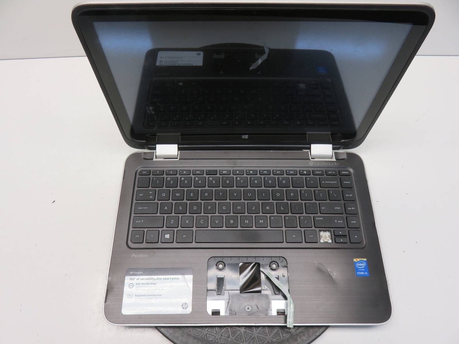 HP Pavilion 13 X360 Intel Core i3-4030U 1.9GHz 4 GB NO HDD No Batt READ