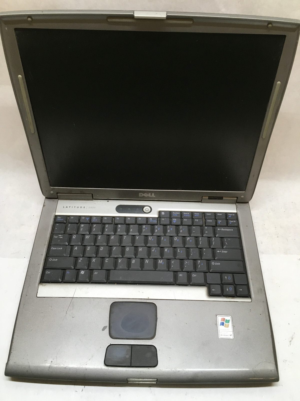 Vintage Dell Latitude D505 15″ Intel Pentium M WORKING, NO HDD -EQ