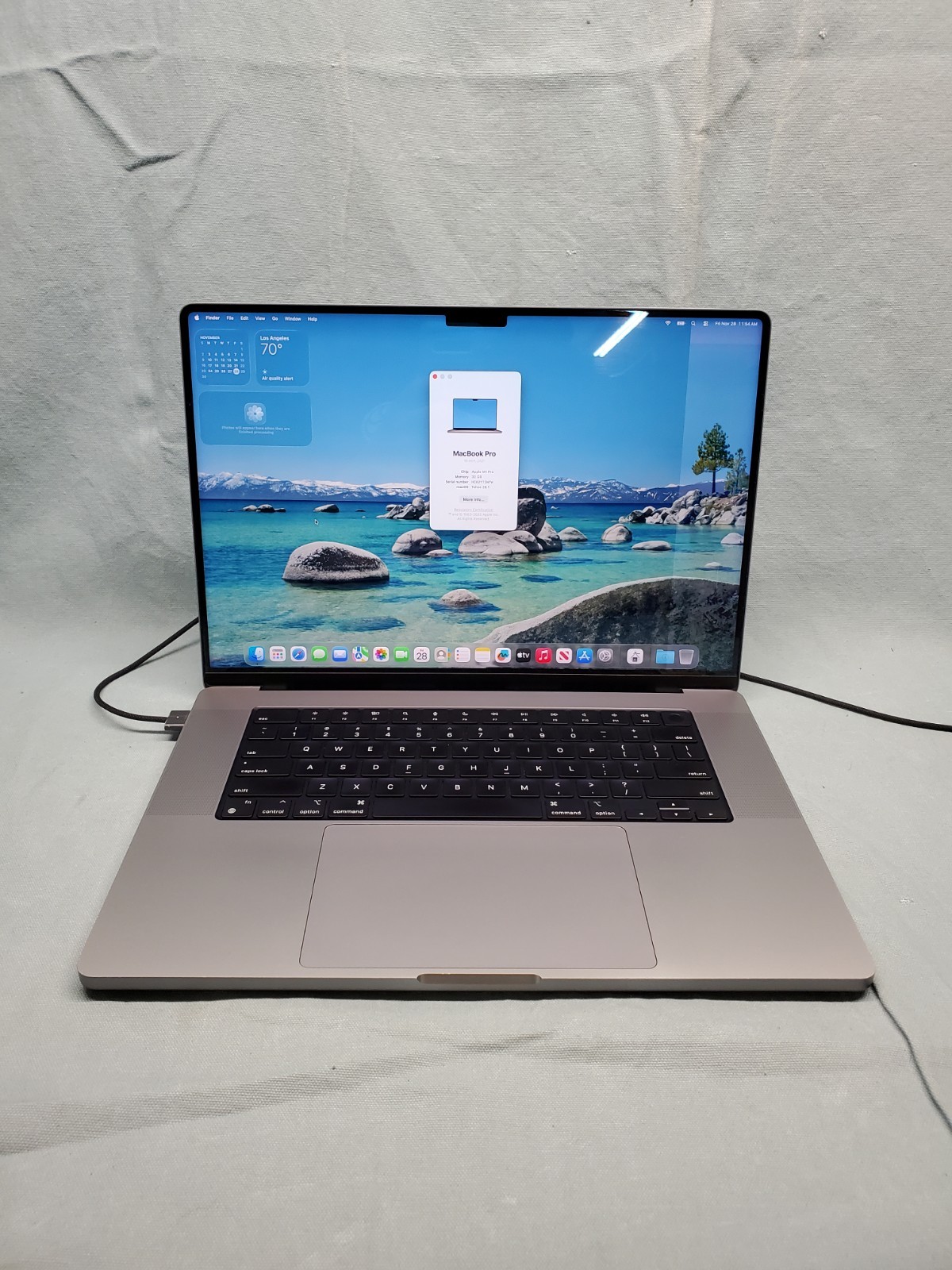 Apple Macbook Pro 16 2021 M1 Pro / 32GB/ 1TB SSD 3456×2234 *Screen Issue* #2151