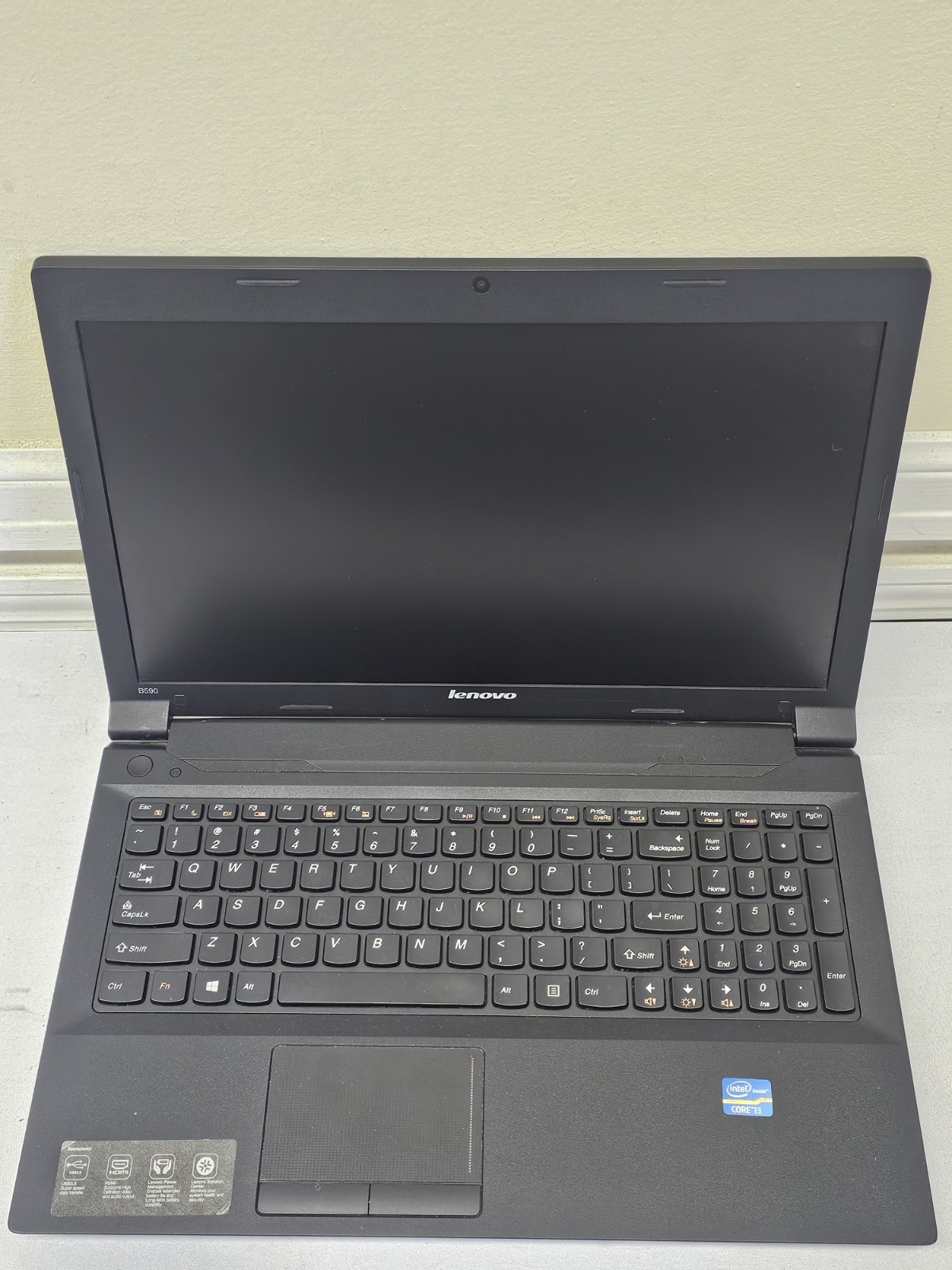 Lenovo B590 Laptop -Intel i3-3110m – 6GB RAM – 240GB SSD – BAD BATT – Windows 10