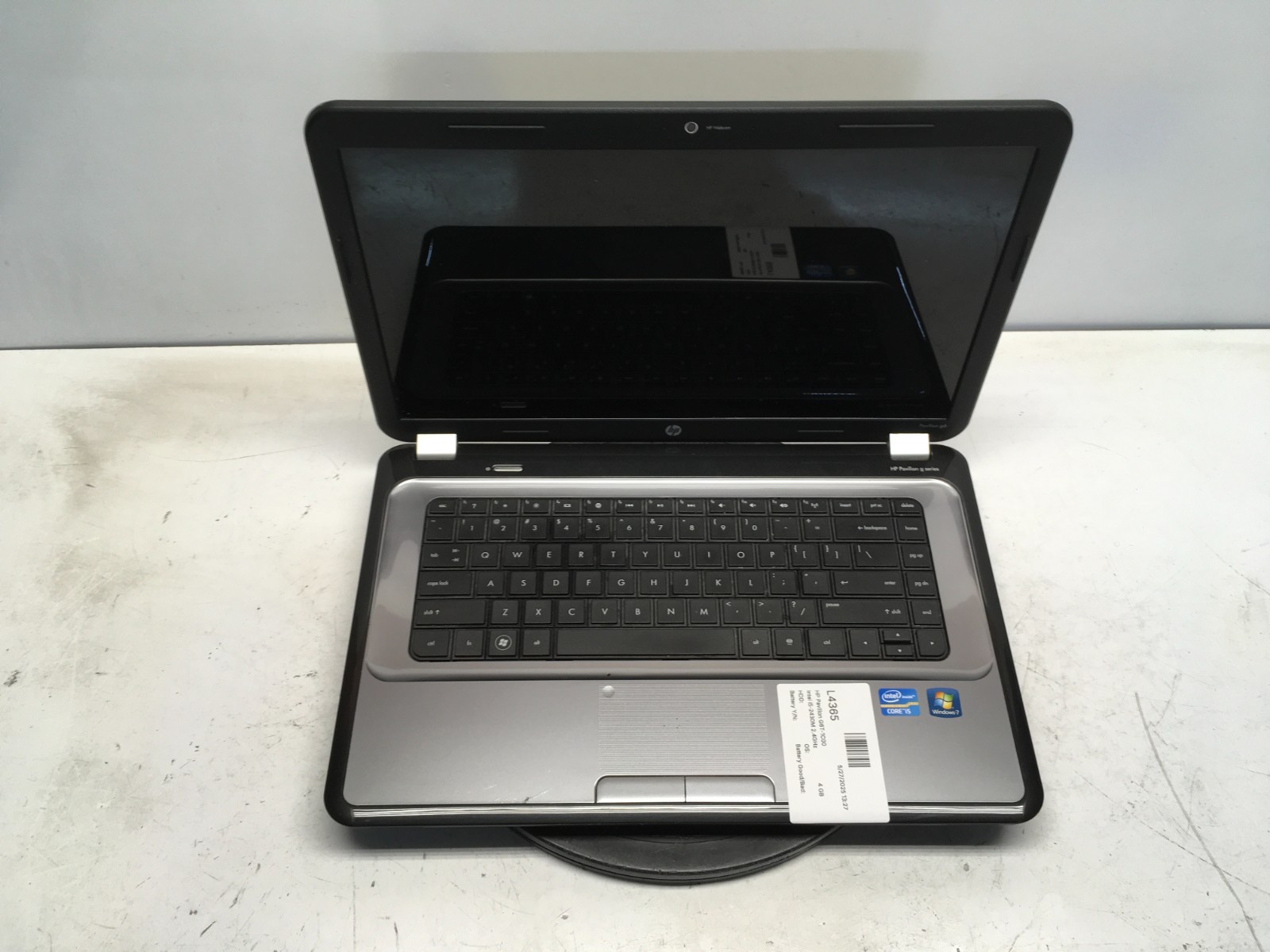 HP Pavilion G6T-1C00 Intel i5-2430M 2.4GHz 4 GB NO HDD