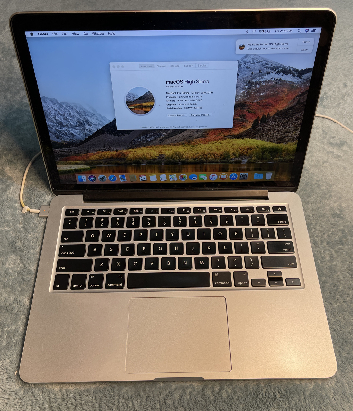 Apple MacBook Pro 13″ Retina Display ME866LL/A i5-4288U 512GB 16GB 2.6GHz i5 #05