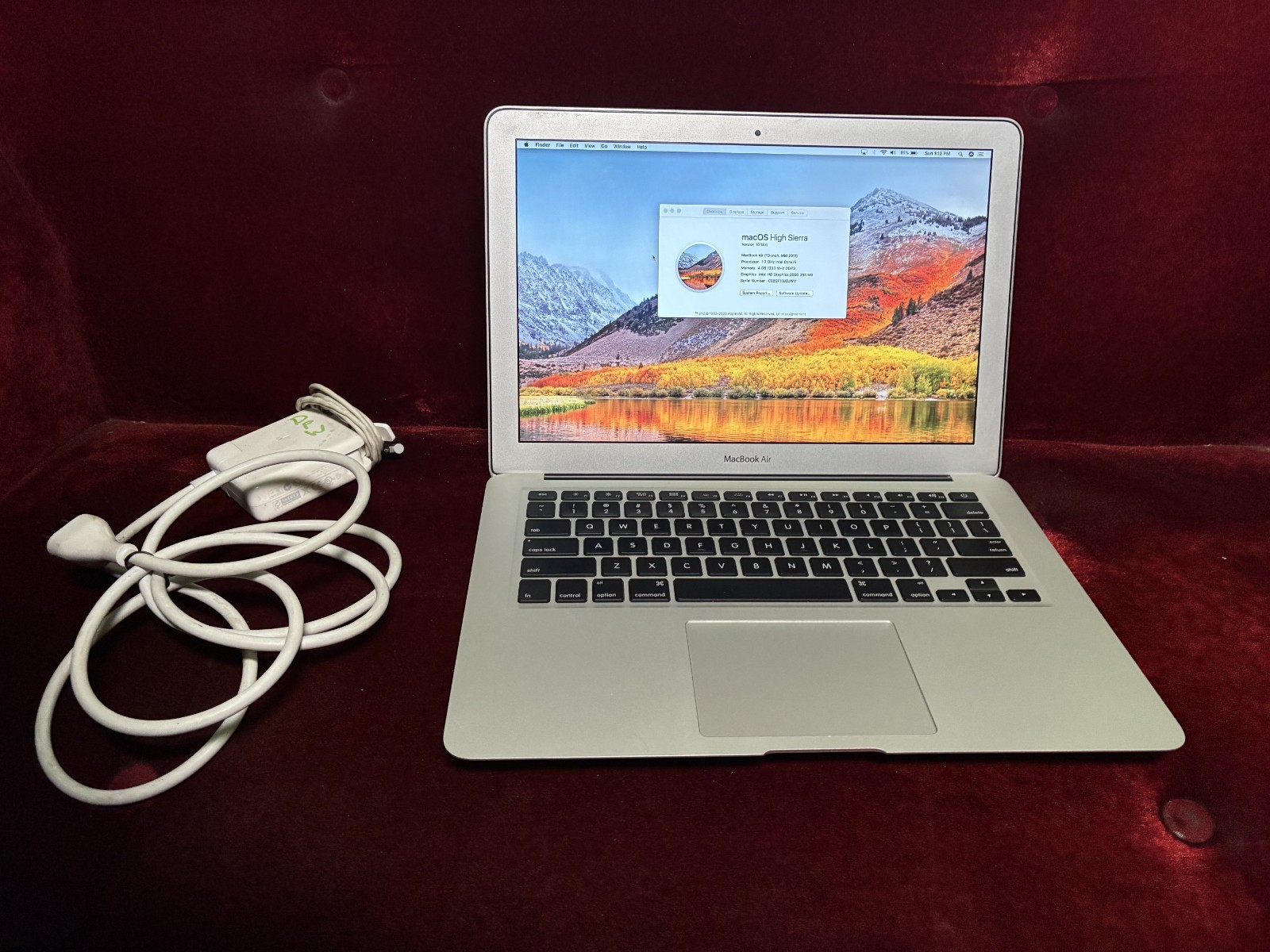 2011 Apple MacBook Air 13″ A1369 Core i5-2557M @ 1.7GHz 4GB Ram 256GB SSD 9/10