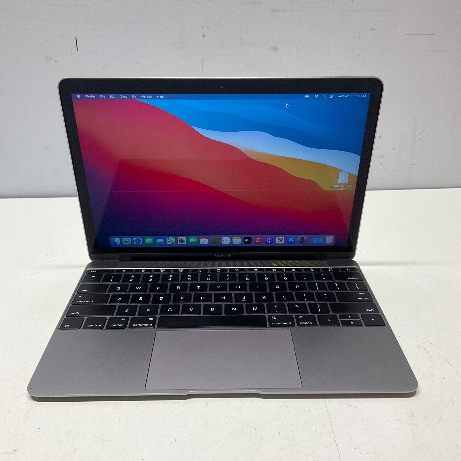 Apple MacBook 2015 12″ A1534 M-5Y31 0.9GHz 256GB SSD 8GB RAM Gray Fair
