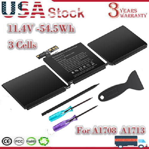 Battery A1713 A1708 for Apple MacBook Pro Retina 13″ A2159 A2171 A2289 A2338 New