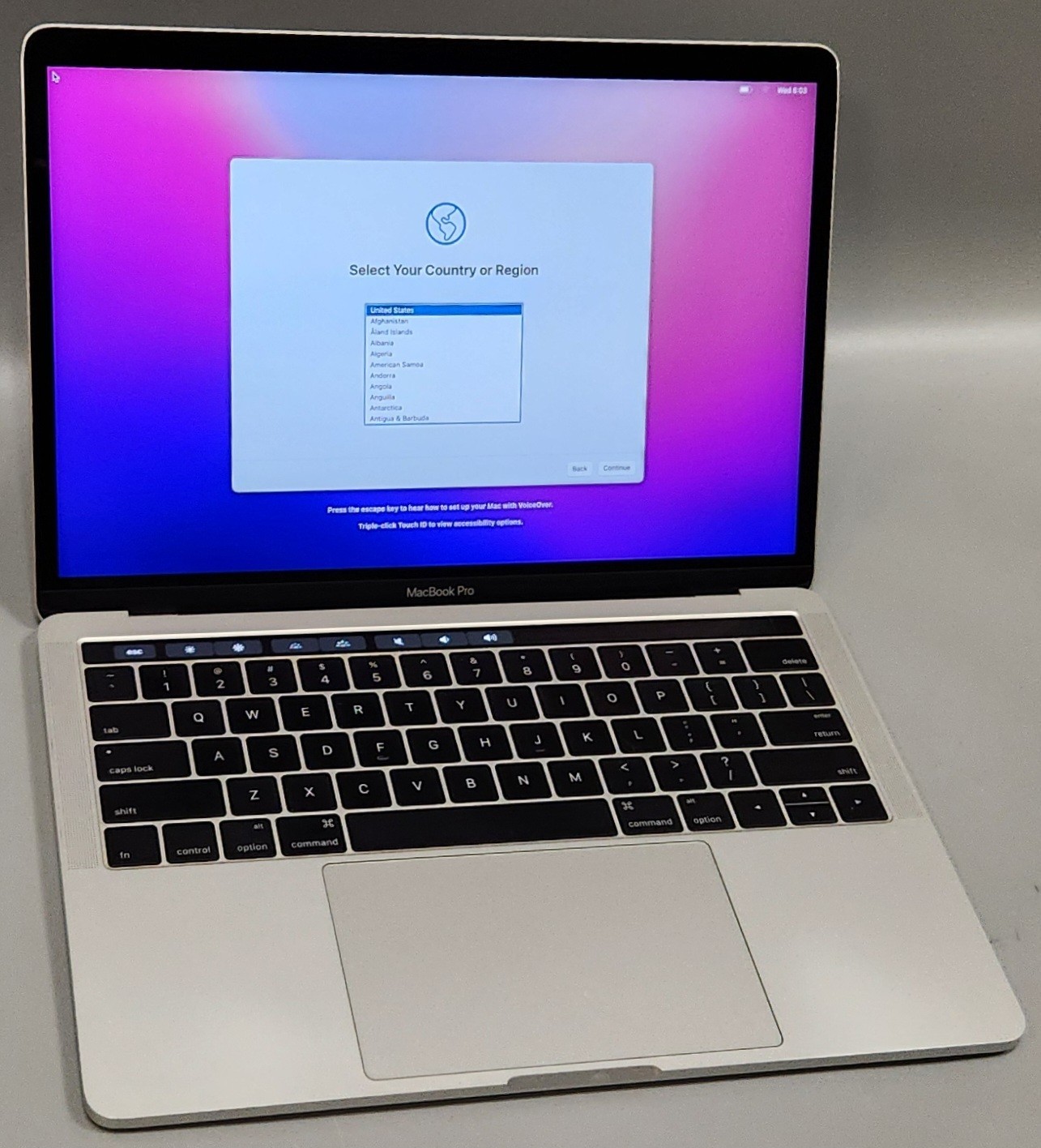 Apple MacBook Pro 13″ Four Thunderbolt 2016 i5-6267U @ 2.90GHz 8GB 512GB SSD