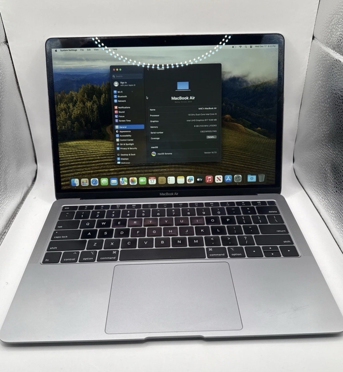 Apple MacBook Air 13″ 2019 i5 8G RAM 128GB – Used Laptop – Tested-