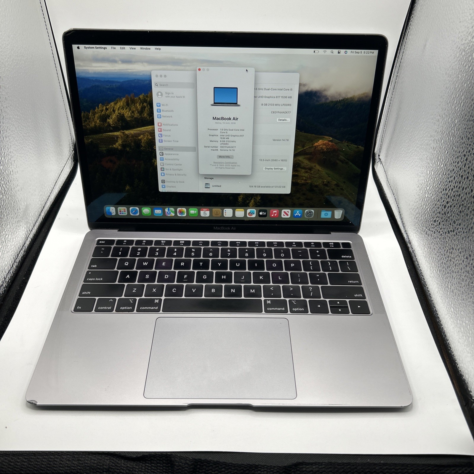 2018 Apple MacBook Air 13” i5 8GB 128GB SSD – Space Gray, Good Condition!