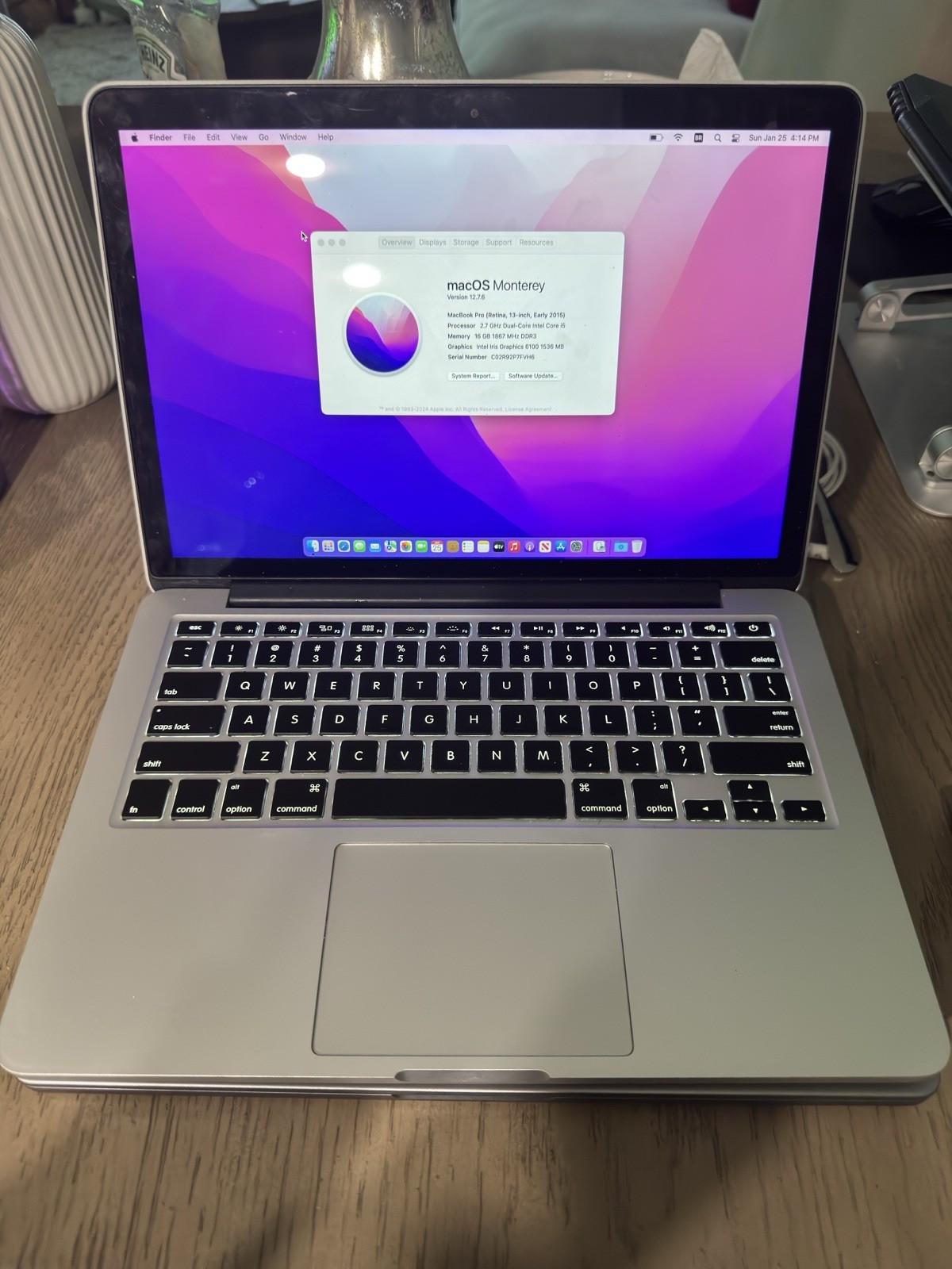 Apple MacBook Pro A1502 13-Core I5 16GB 256GB 2015 + Magic Mouse