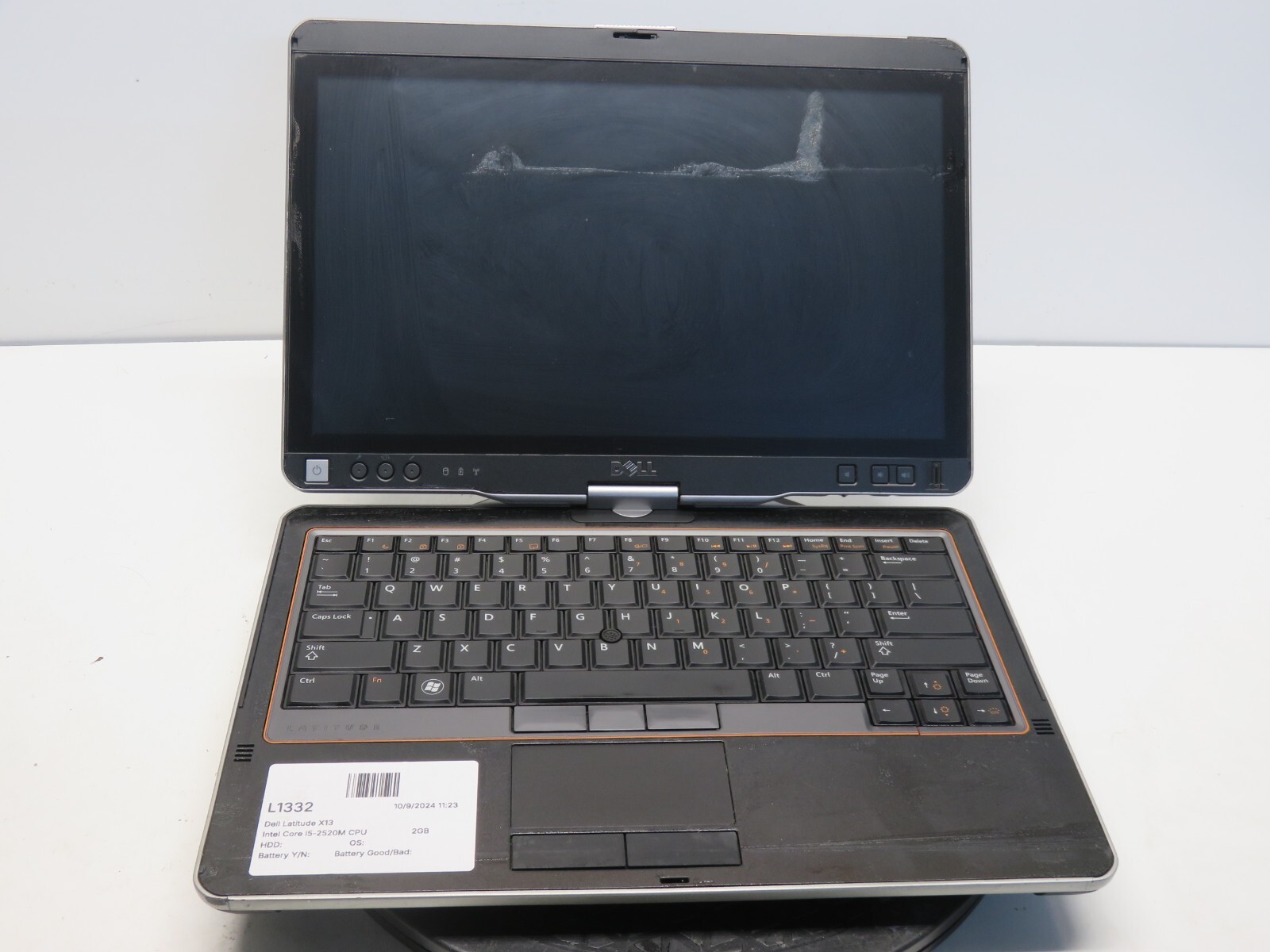 Dell Latitude X13 Intel Core i5-2520M CPU 2.50GHz 2GB NO HDD No Batt