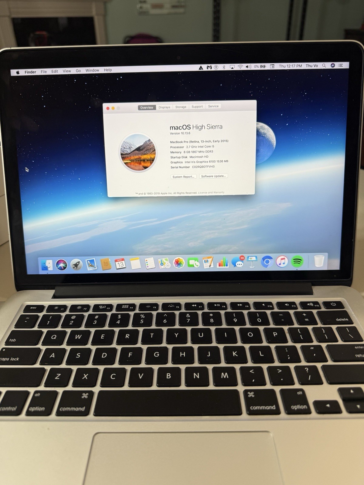 Apple MacBook Pro 13 2015 Silver/Intel Core i5 2.90 GHz, 512 GB 8 GB