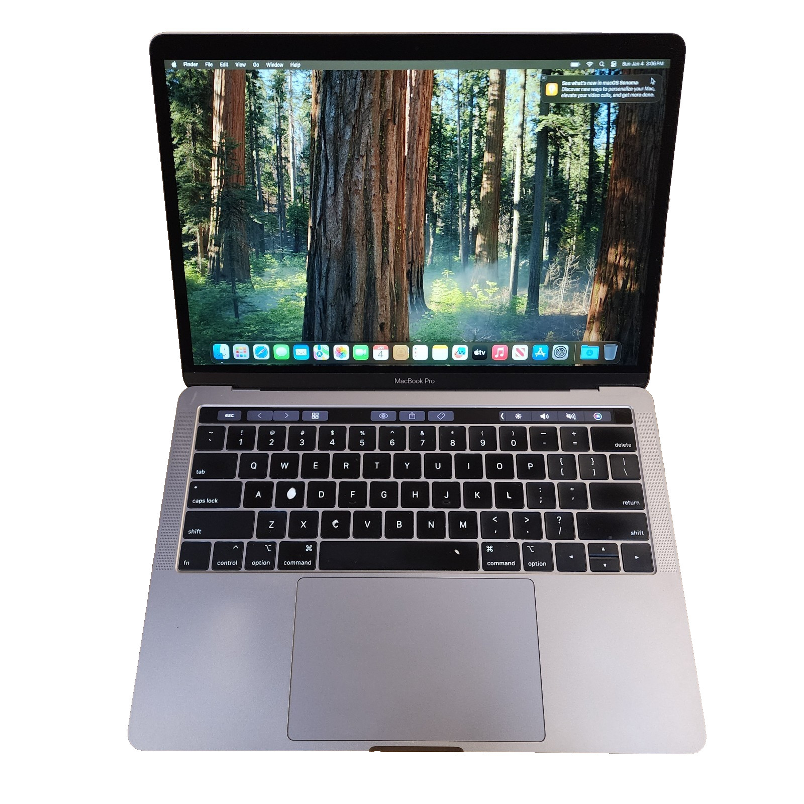 Apple MacBook Pro A2159 13″ Quad-Core i7 16GB RAM 256GB SSD Gray 2019 Sequoia