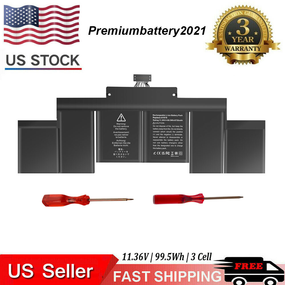 Lot A1618 A1398 Battery For Apple MacBook Pro 15 Retina Late 2013 2014 2015