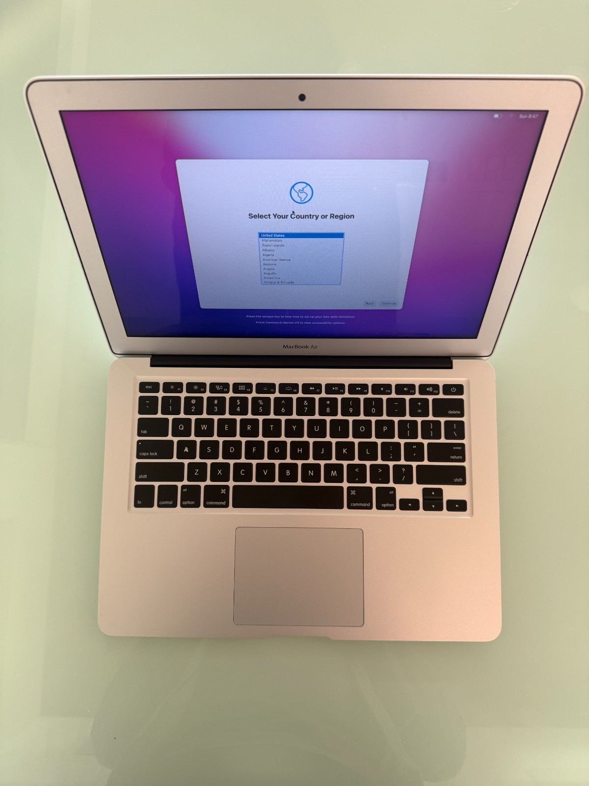 Apple MacBook Air 13” (2015–2017, Model A1466) – Fresh macOS Installed – Clean