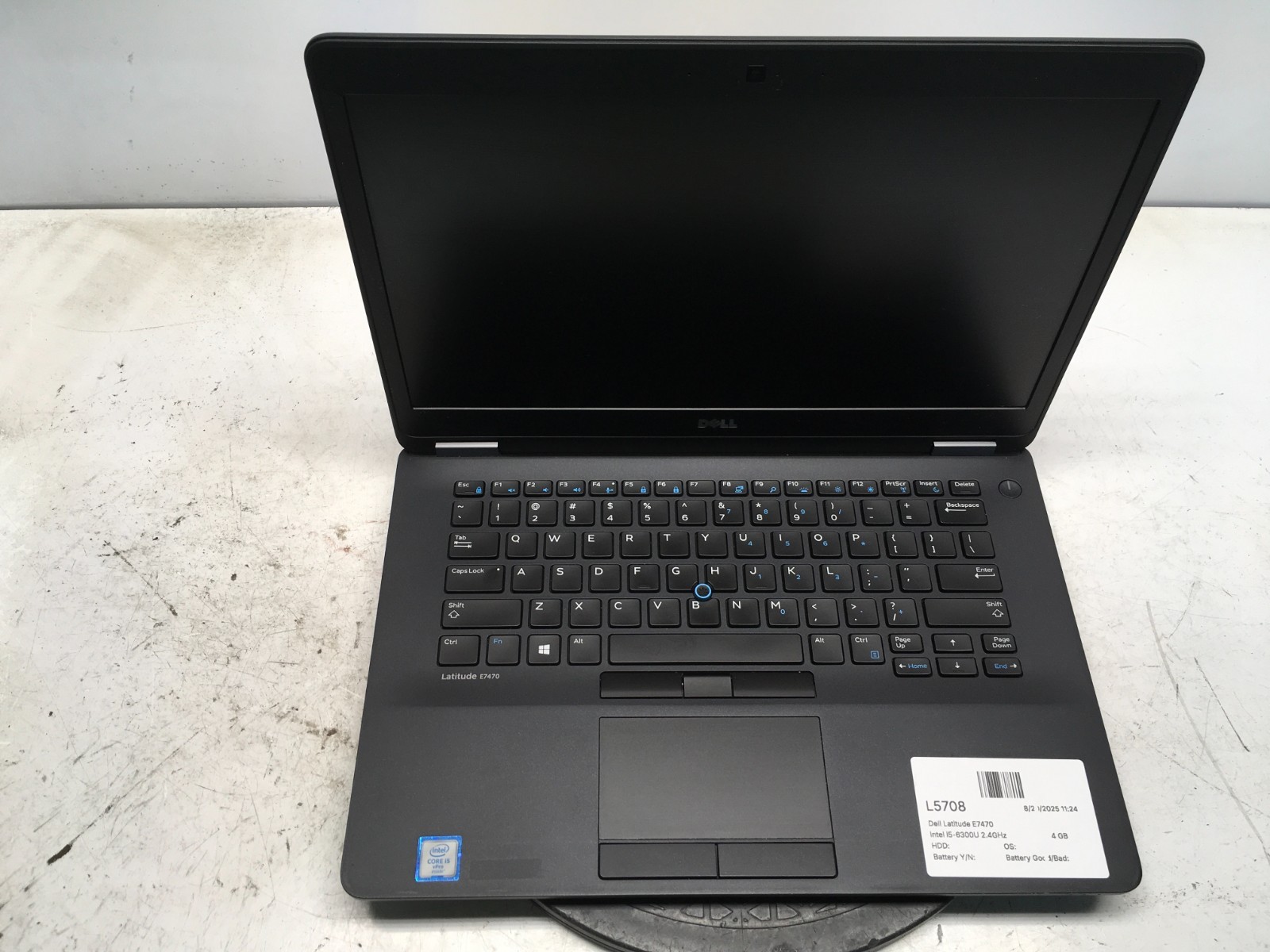 Dell Latitude E7470 Intel i5-6300U 2.4GHz 4 GB NO HDD