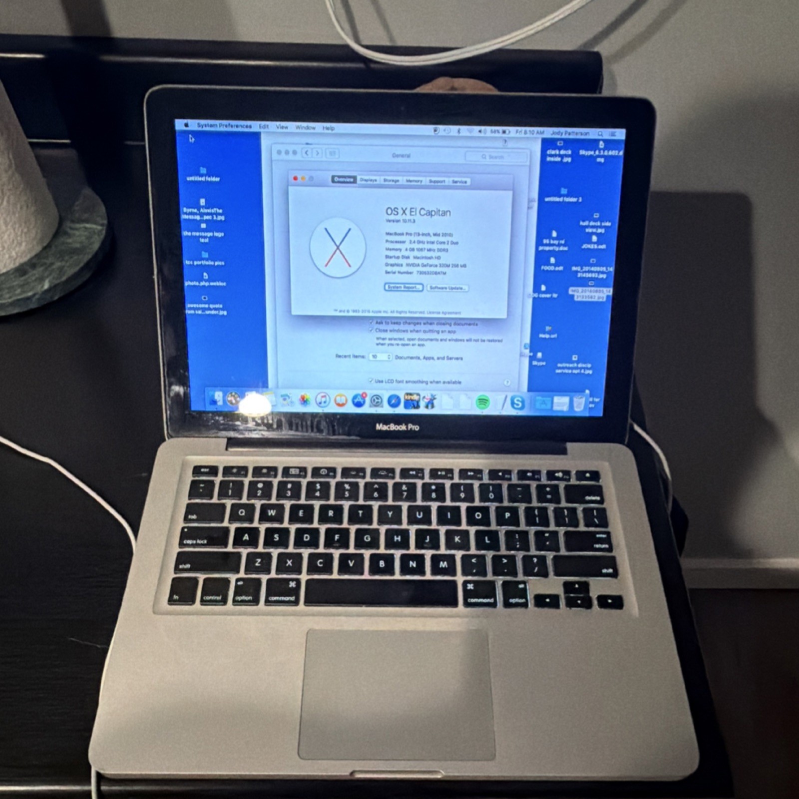 Apple MacBook Pro 13″ Intel Core i5 4GB 500GB SSD Silver OS X El Capitan