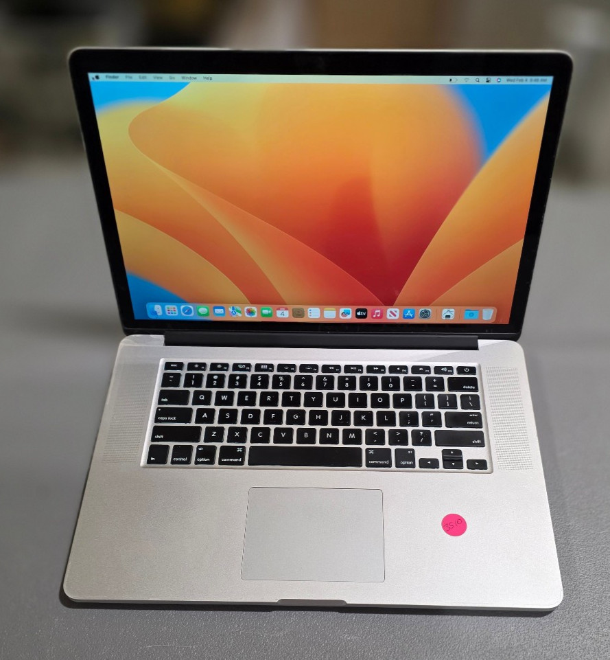 Apple MacBook Pro Retina 15″ Mid 2014 i7 16GB RAM 1TB SSD A1398 Ventura #3510