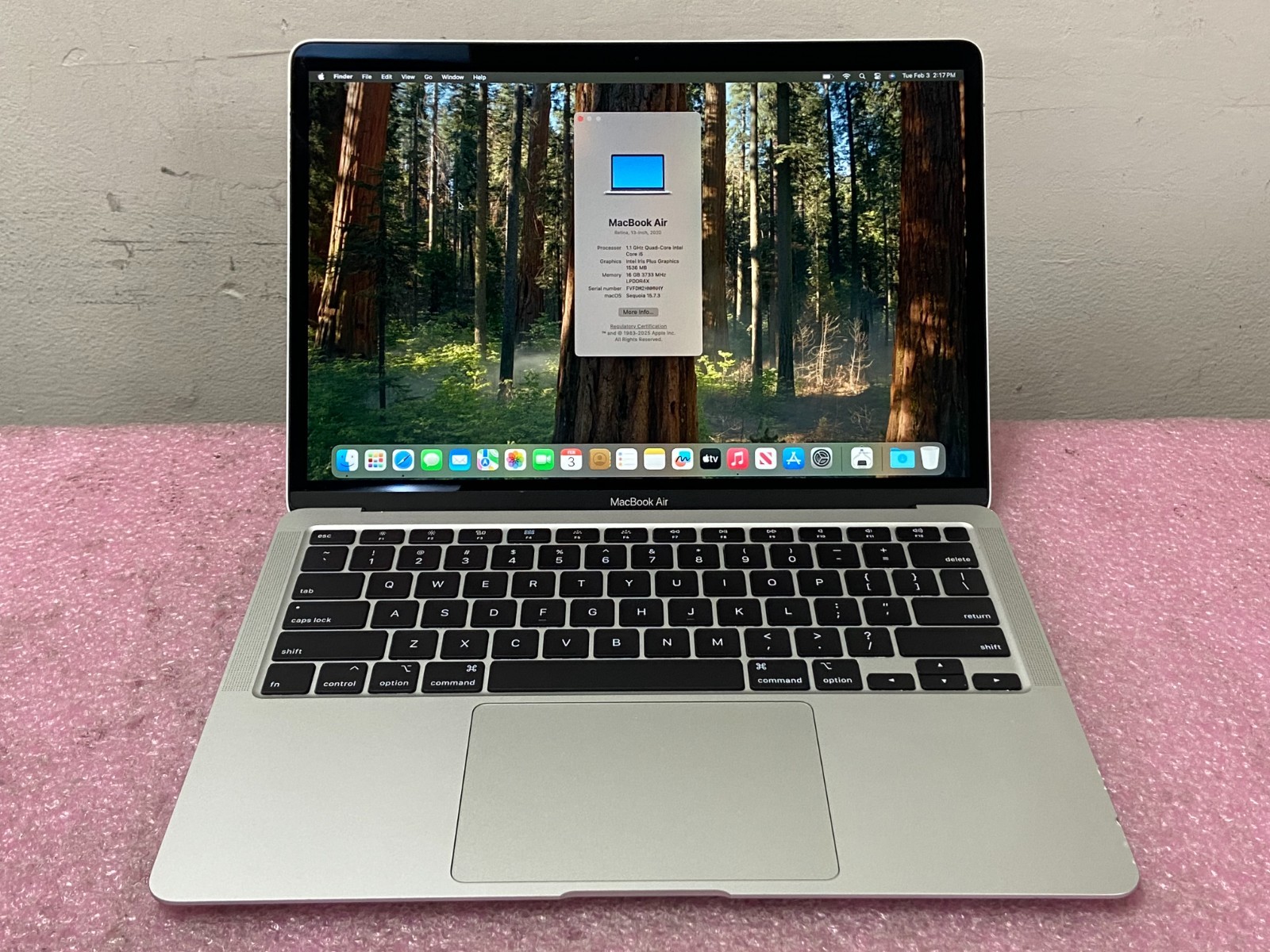 Apple MacBook Air 2020 A2179 13.3″ i5-1030NG7 16GB RAM 256GB SSD *Read* | C1940