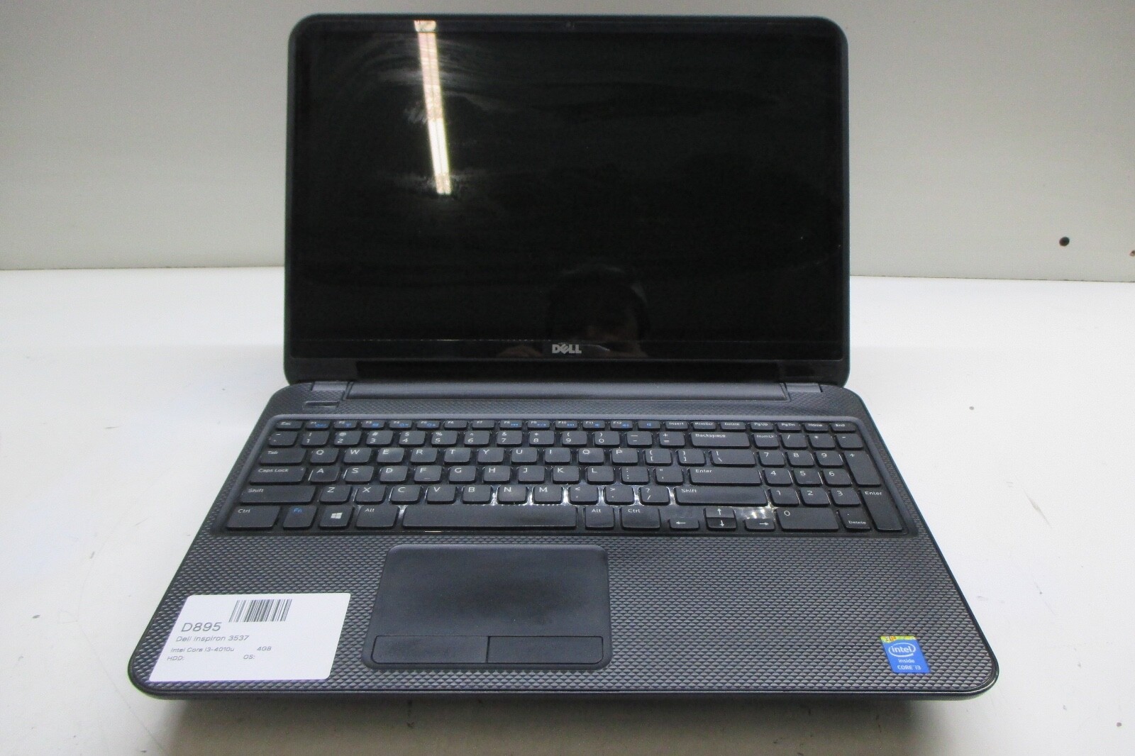 Dell Inspiron 3537 Intel Core i3-4010u 1.7GHz 4GB NO HDD No Batt