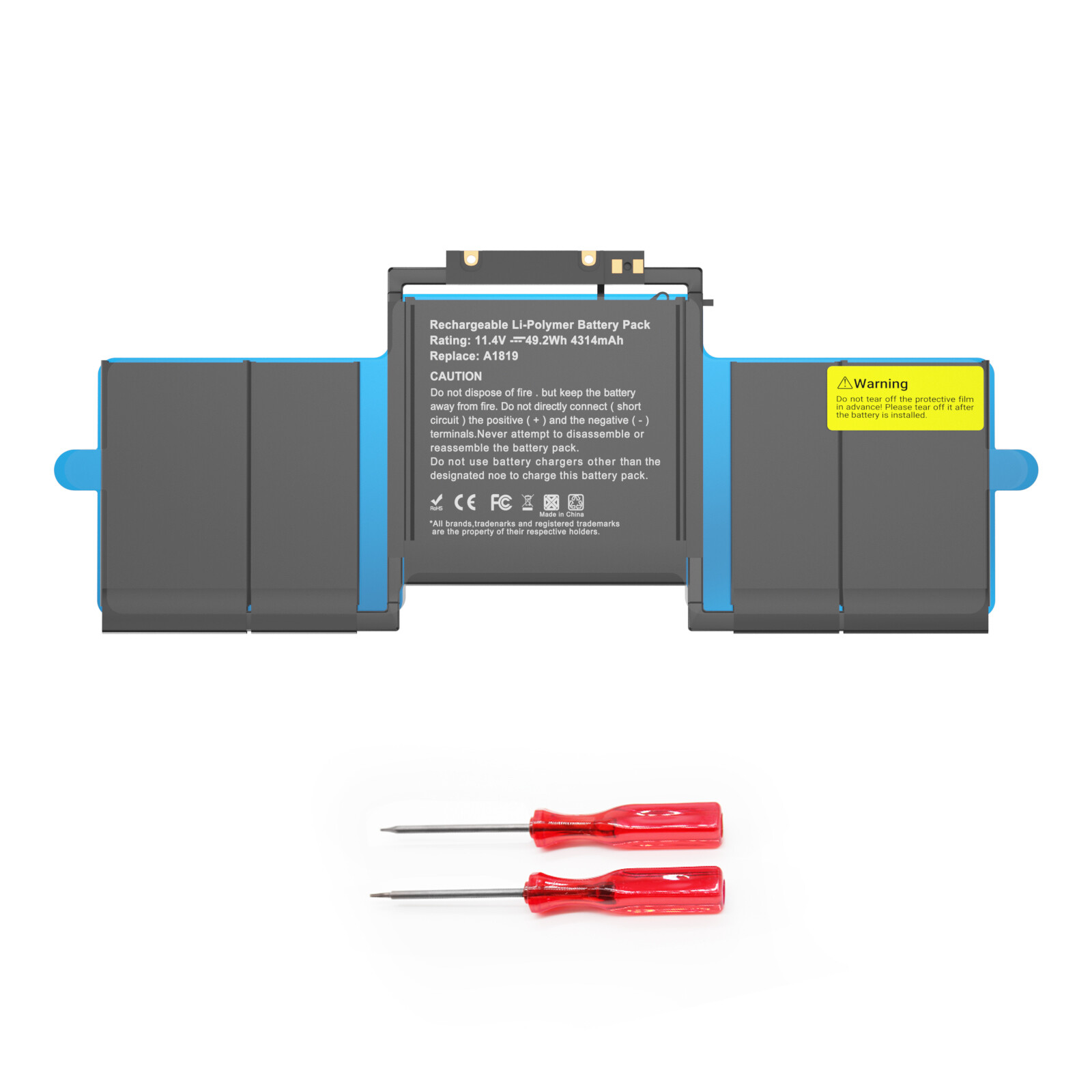 A1819 A1706 Battery For Apple Macbook Pro 13” Late 2016 mid 2017 EMC 3071 3163