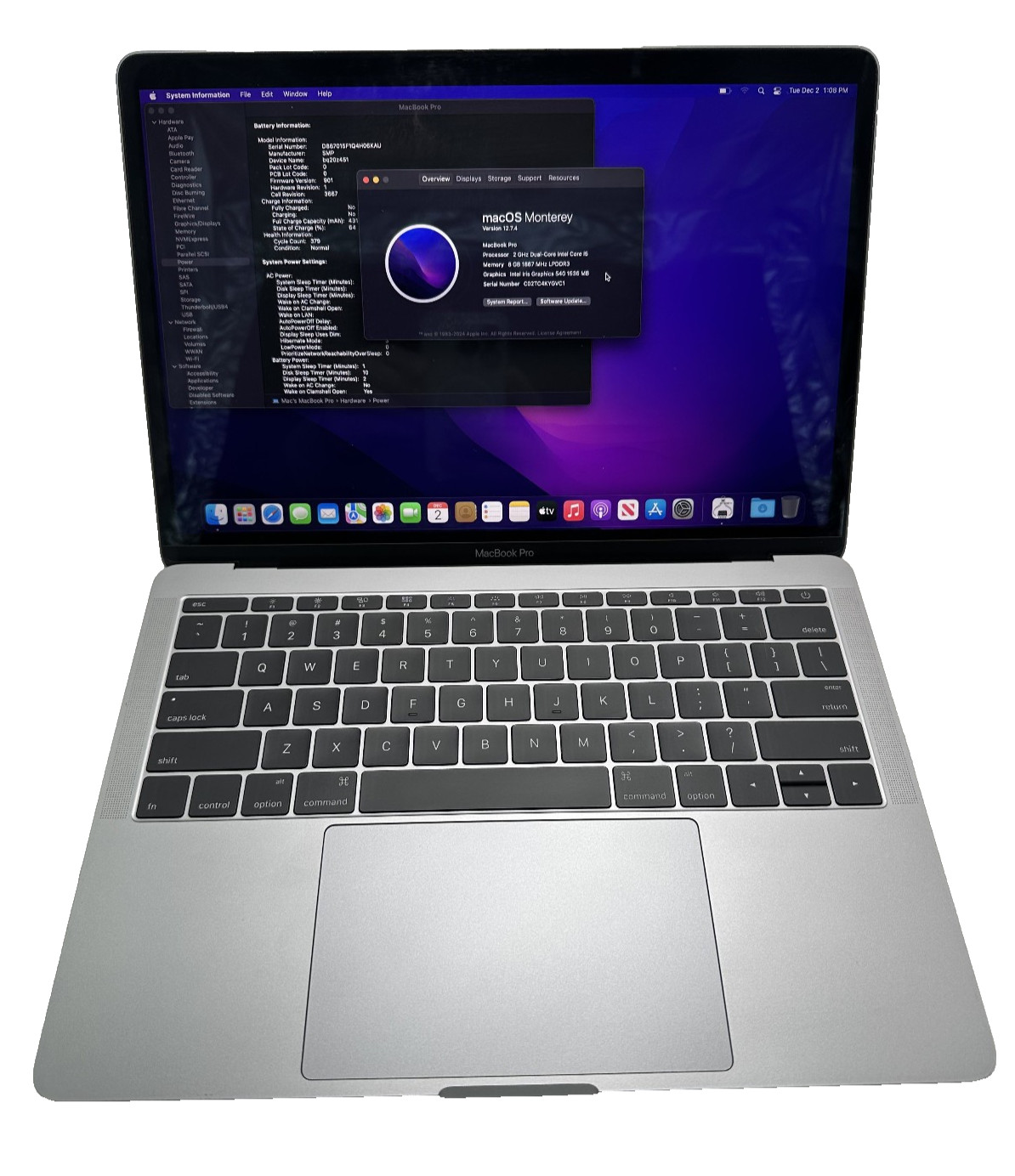 Apple MacBook Pro A1708 2017