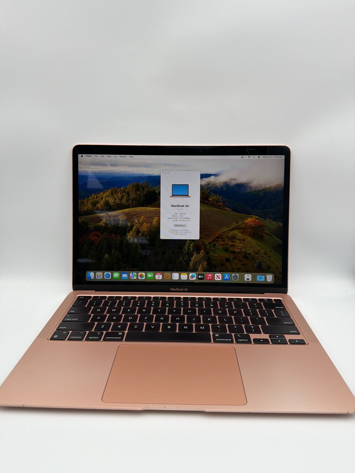 Apple MacBook Air A2337 (8GB, 256GB, Rose Gold, 2020)