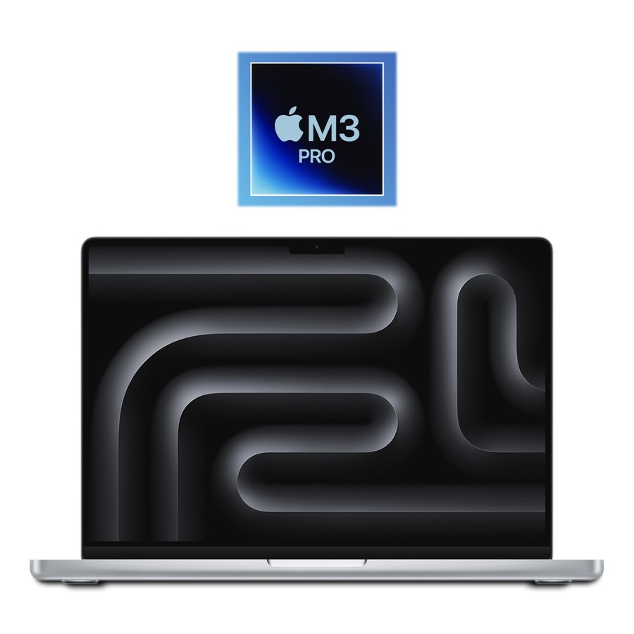 2023 Apple 90%+ M3 Pro MacBook Pro 14″ 18GB/512GB SSD (Silver) A2992 w/Warranty