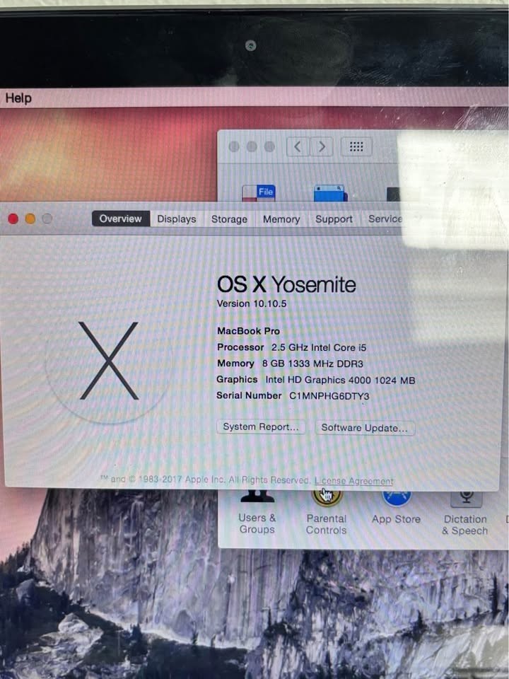 Apple MacBook Pro 13″ A1278 2.5GHz Intel Core i5 8GB RAM 240GB SSD Mid 2012