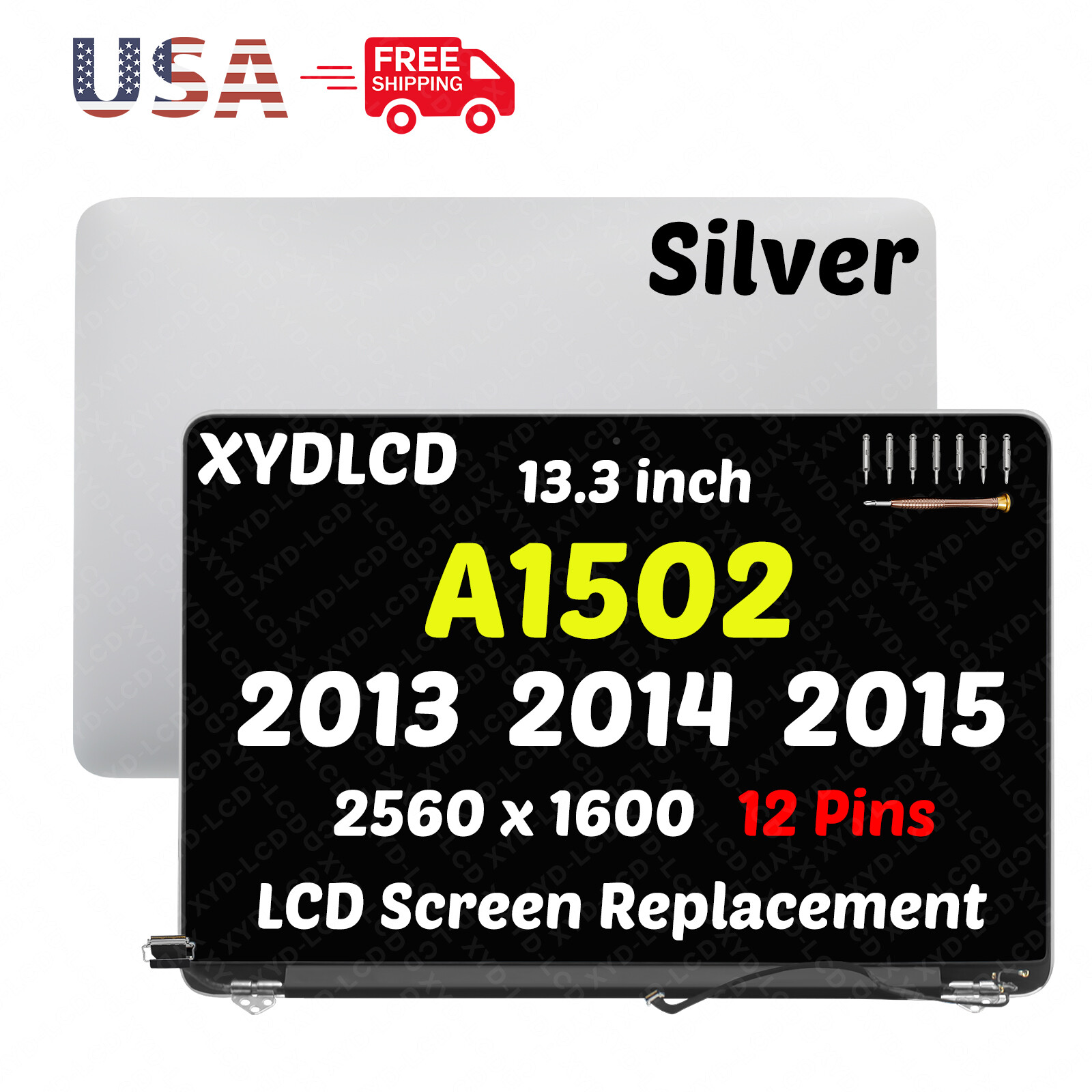 13.3″ for Apple MacBook Pro Retina A1502 Mid 2014 EMC 2875 LCD Screen Assembly