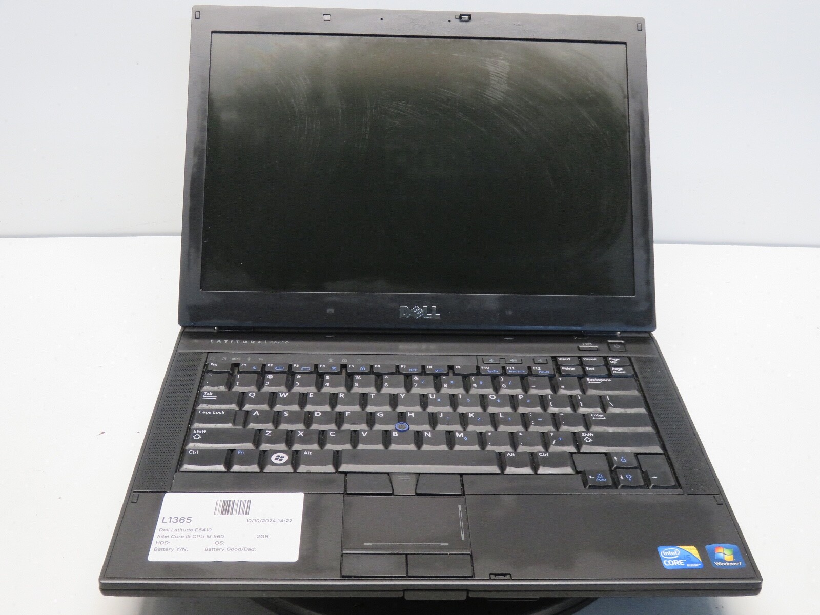 Dell Latitude E6410 Intel Core i5 CPU M 560 @2.67GHz 2GB NO HDD No Batt