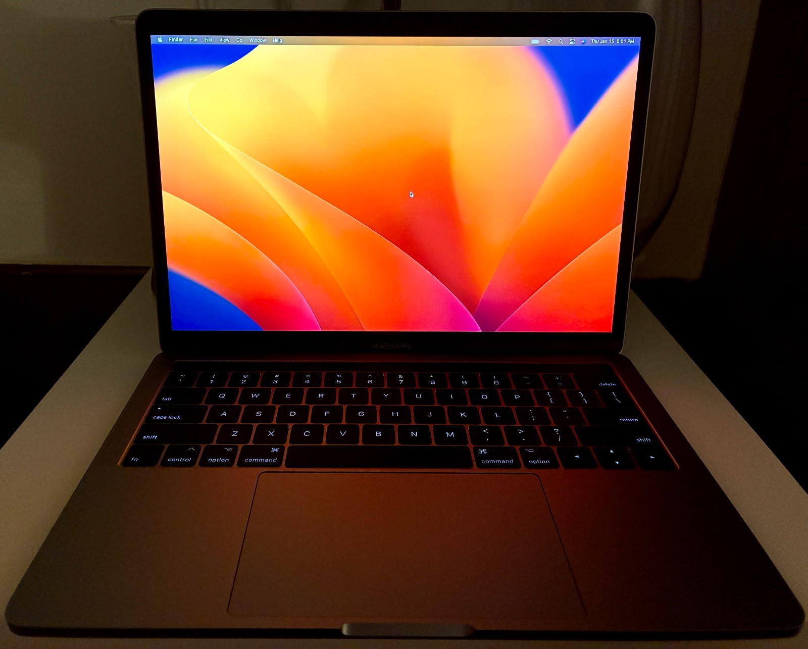 Apple MacBook Pro, 13-inch, 2017 (A1706), 3.5 GHz i7, 16 GB memory, 1 TB SSD